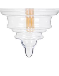 Lustre en verre transparent... 2