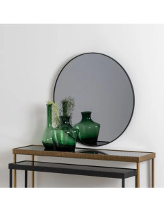 Miroir rond en métal...