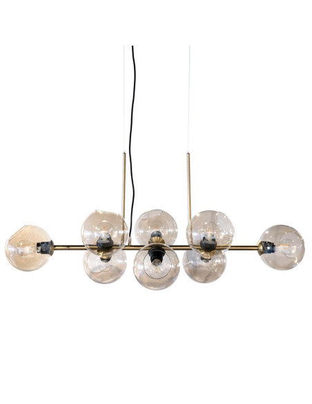 Luminaire 8 boules en verre Stellar