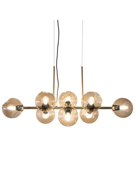 Luminaire 8 boules en verre Stellar