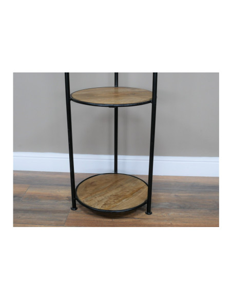 Sellette trois niveaux avec porte manteaux 174 cm H