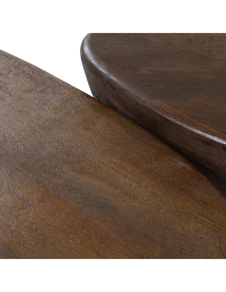 Table basse forme galet en manguier Mila