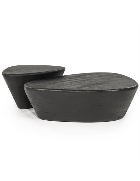 Table basse forme galet en manguier Mila