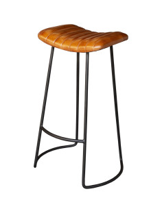 Tabouret de bar en cuir...