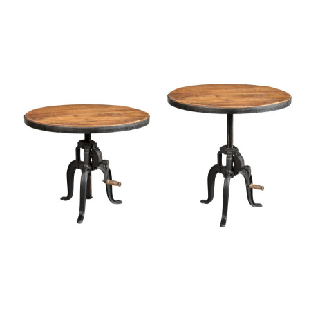 Table à hauteur réglable avec manivelle Table à hauteur réglable avec manivelle