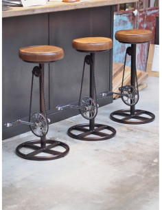 Tabouret de bar assise en...