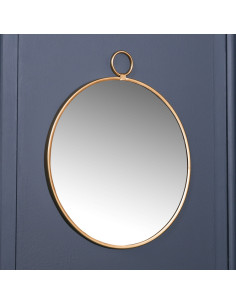 Miroir rond avec crochet en... 2