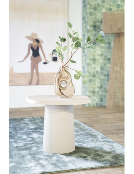 Table d'appoint design en aluminium Sten