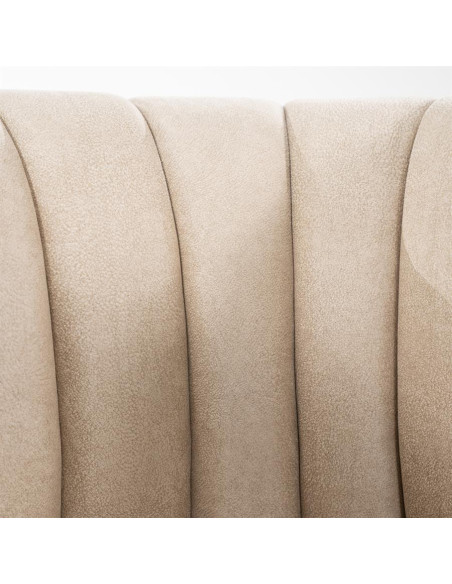Fauteuil arrondi en tissu Lise