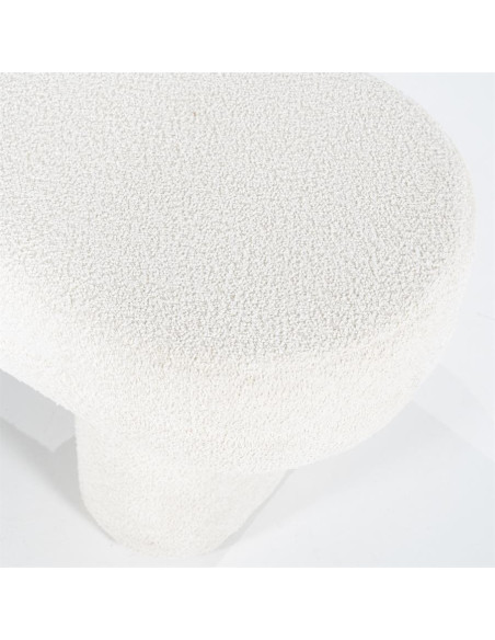 Banquette pouf en tissu contemporaine