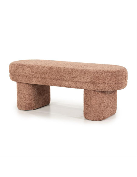 Banquette pouf en tissu contemporaine