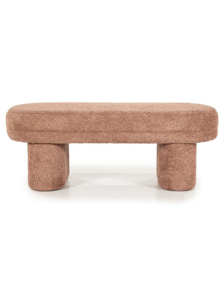 Banquette pouf en tissu contemporaine
