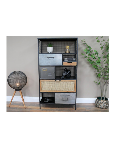 Etagère multi rangements industrielle