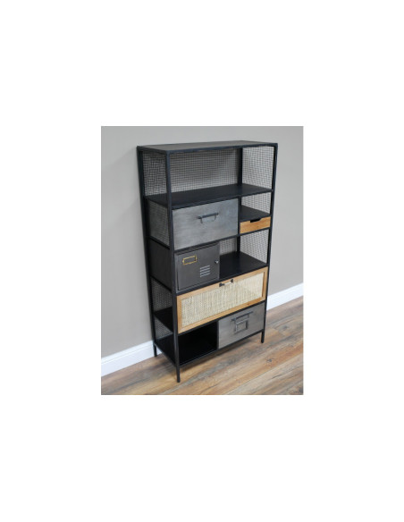 Etagère multi rangements industrielle