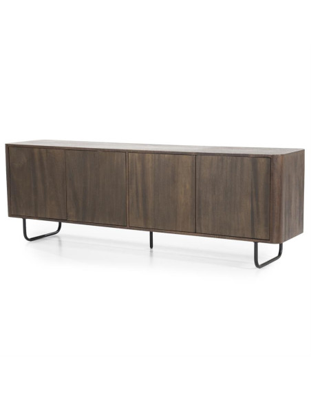 Meuble TV 4 portes rétro James