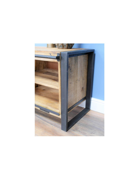 Meuble TV avec portes coulissantes 160 cm