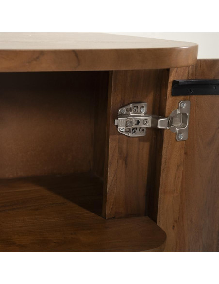 Bahut arrondi 4 portes en acacia Julian