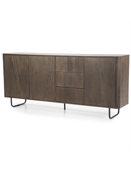 Buffet 3 portes et 3 tiroirs en manguier James
