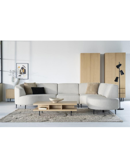 Table basse moderne en chêne Thomas