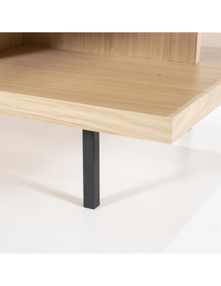 Table basse moderne en chêne Thomas