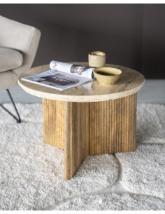 Table basse en manguier et...