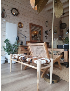 Banc en peau de chèvre et... 2