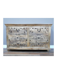 Commode 6 tiroirs sculptés... 2