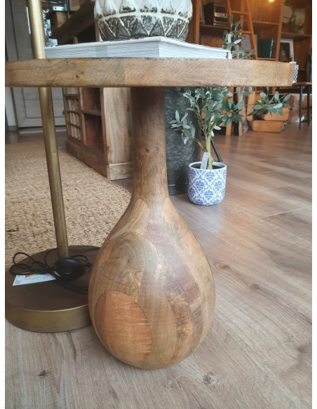 Table d'appoint Design en bois massif