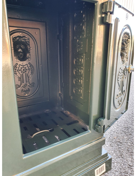 Boîte aux lettres anglaise sur colonne en fonte d'aluminium