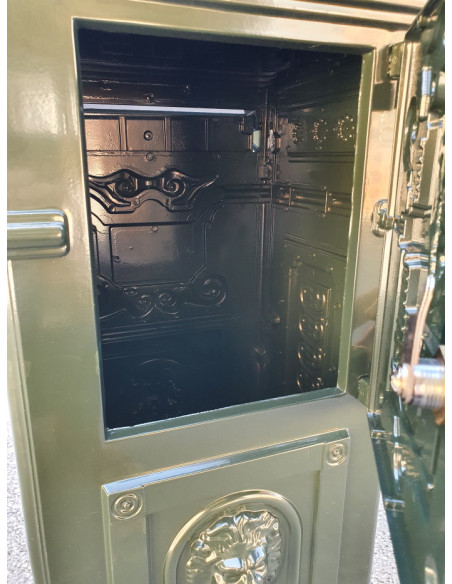 Boîte aux lettres anglaise sur colonne en fonte d'aluminium