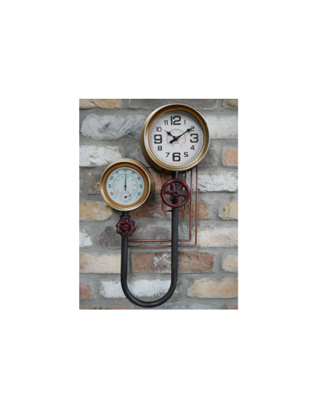 Horloge murale industrielle