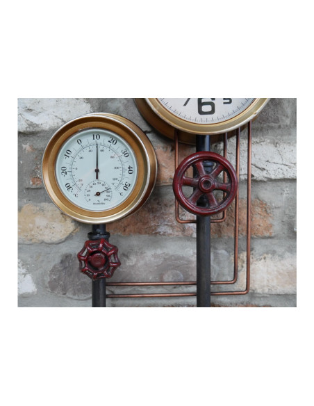 Horloge murale industrielle