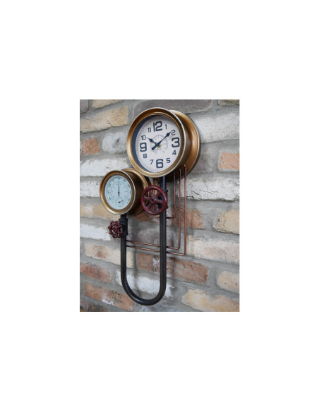 Horloge murale industrielle