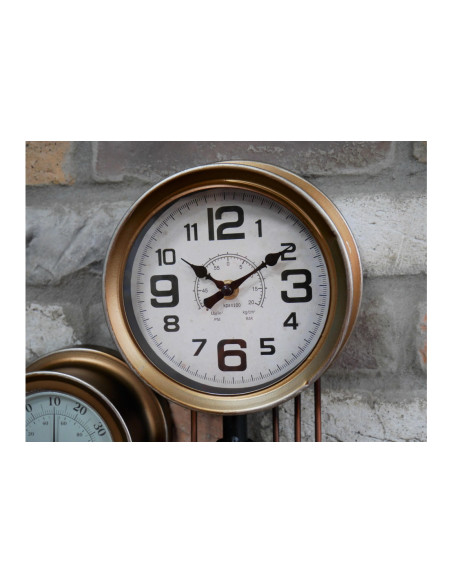 Horloge murale industrielle