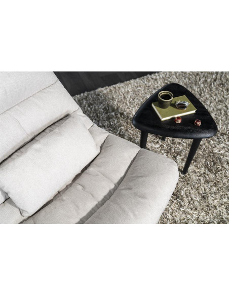 Fauteuil rotatif lounge avec coussin Cooper