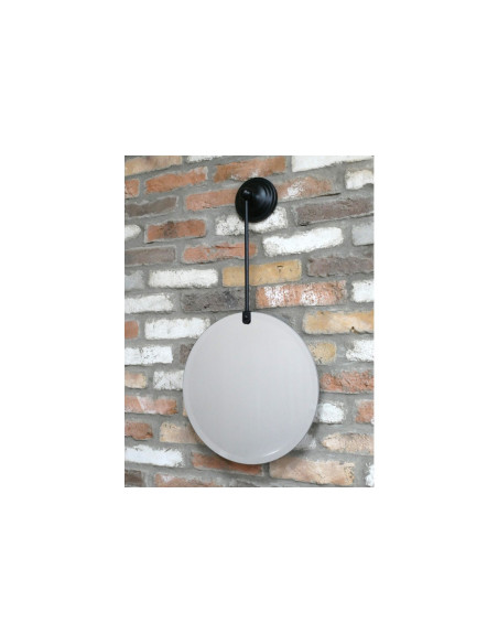 Miroir biseauté avec bras de fixation