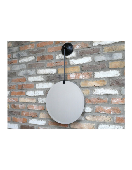 Miroir biseauté avec bras de fixation