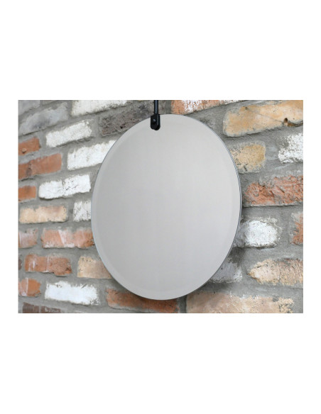 Miroir biseauté avec bras de fixation