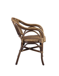 Fauteuil bistrot en rotin... 2