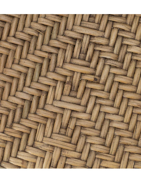 Fauteuil bistrot en rotin assise tressée