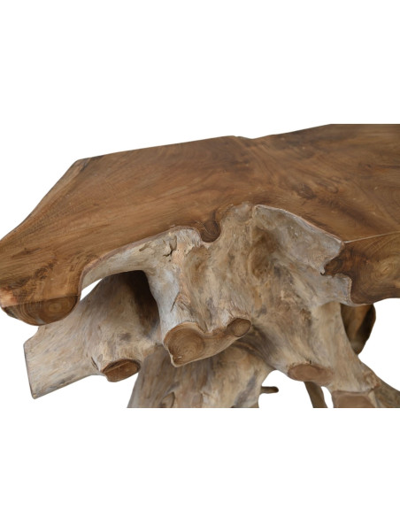 Console racines de teck massif