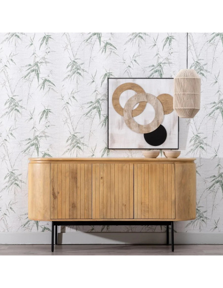 Buffet Montmartre en bois massif clair