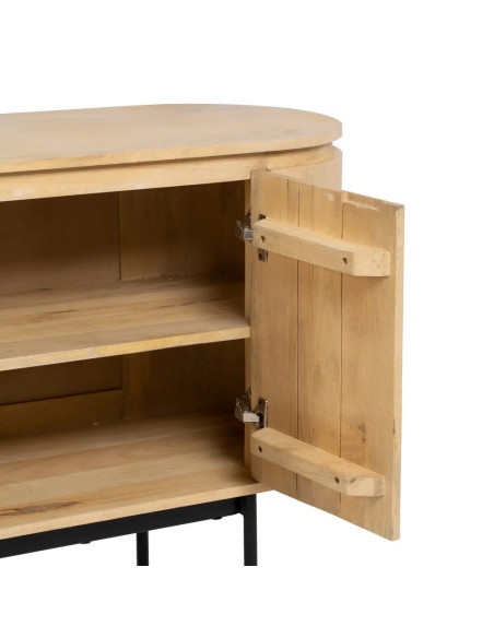 Buffet Montmartre en bois massif clair