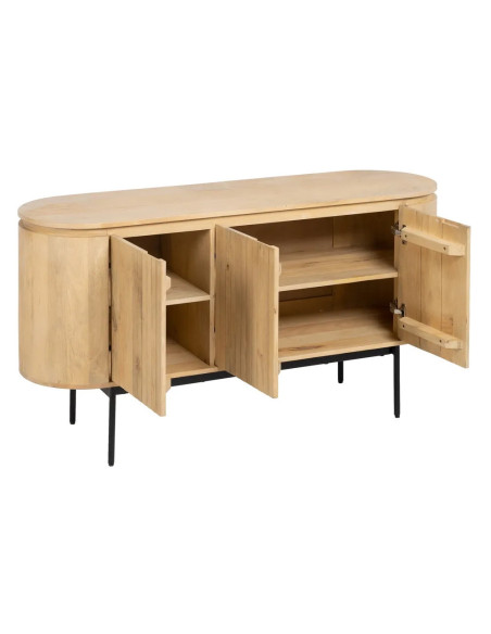 Buffet Montmartre en bois massif clair