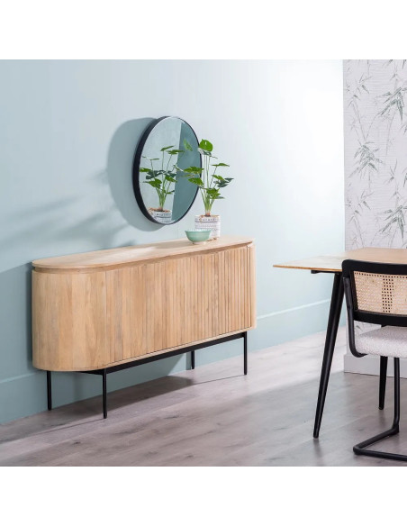 Buffet Montmartre en bois massif clair