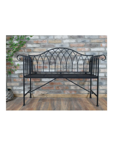 Banc métallique 2 places