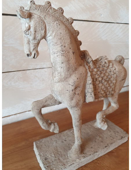 Déco cheval avec patine antique