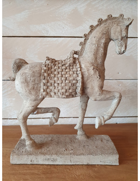 Déco cheval avec patine antique