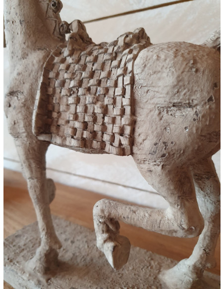 Déco cheval avec patine antique