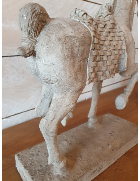 Déco cheval avec patine antique